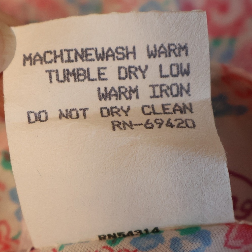 Vintage Plum Pudding Toddler Dress Girls Size 18M Floral Lace Easter Cottage USA - Picture 8 of 9